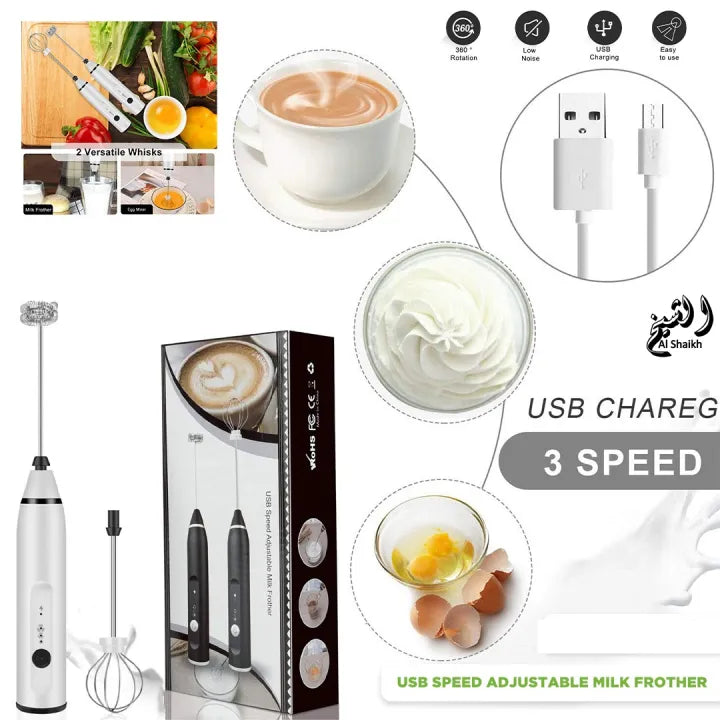 2-in-1 Rechargeable Coffee Beater