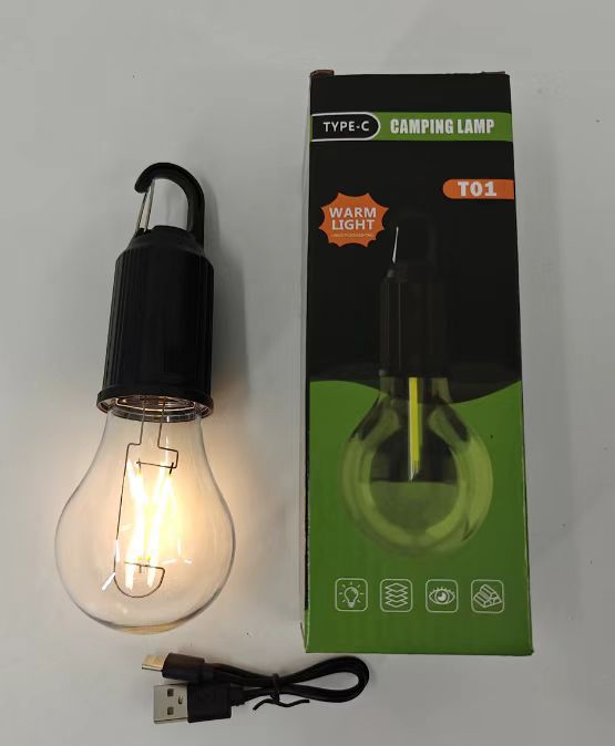 Camping Bulb – Portable Hanging Warm Light Tent Lamp