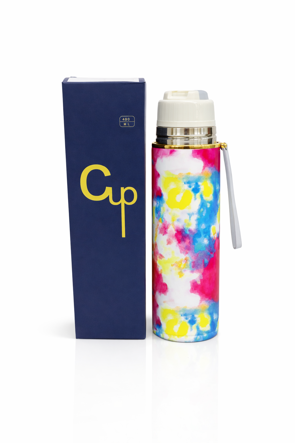 Stylish Printed Water Bottle 650ML – Leak Proof Stainless Steel
