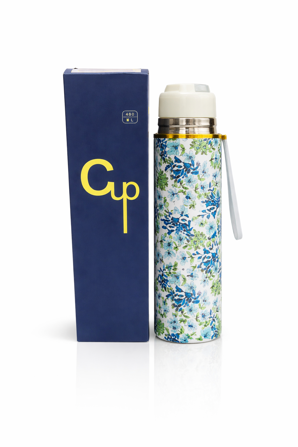 Stylish Printed Water Bottle 650ML – Leak Proof Stainless Steel