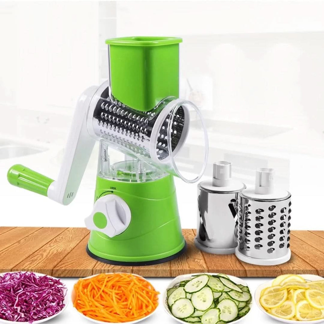Manual Vegetable Drum cutter Slicer Multifunctional Round Slicer