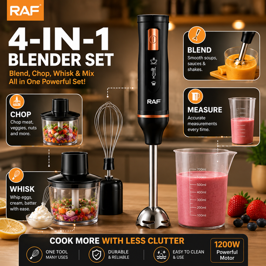 Raf - 4-in-1 Blender Set