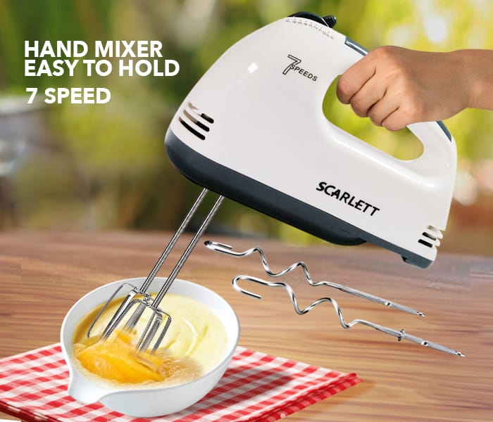 Scarlett 7-Speed Hand Mixer