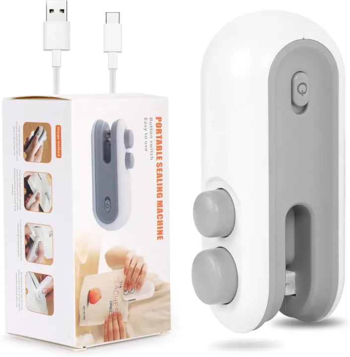 Portable Rechargeable Mini Sealer For Plastic Bags